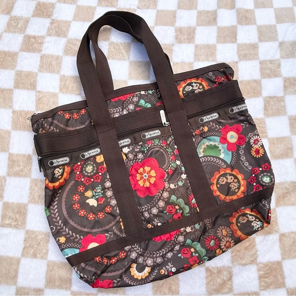 LeSportsac Multicolor Floral Tote Bag - Picture 1 of 7